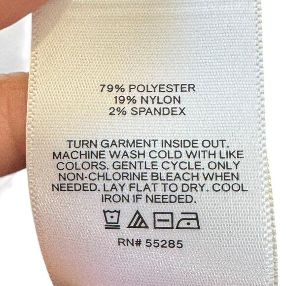 Express Body Contour Color Block V-Wire Sleeveless Midi Sweater Dress Size Large - Picture 12 of 14